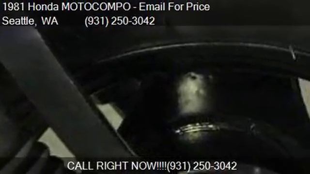 1981 Honda MOTOCOMPO for sale in Seattle, WA 98103 at JDM C смотреть онлайн