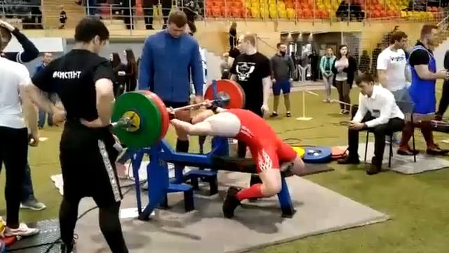 Кубок Евразии. Жим лёжа 152,5 кг, при весе 79 кг. смотреть онлайн