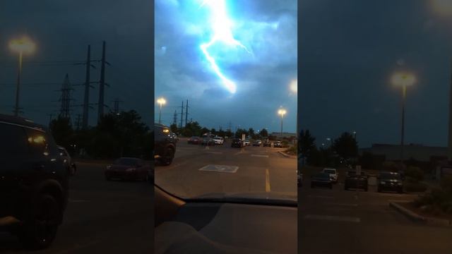 Thunderstorm with lightning discharge смотреть онлайн