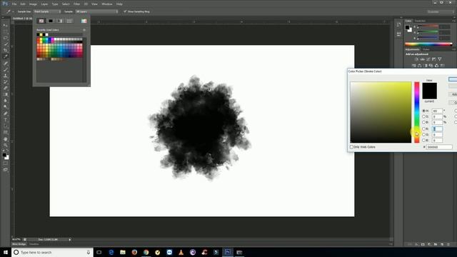 How to design a Smoke Alphabet logo in photoshop cs6 Logo Design Tutorial смотреть онлайн