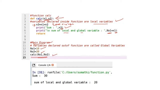 Global Variable and Local Variable-PYTHON PROGRAMMING & DATA SCIENCE-20A05101T - Unit – 2 смотреть онлайн