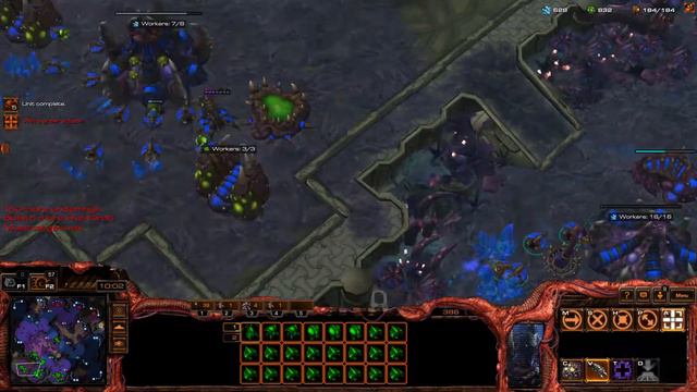 StarCraft 2- обучающая игра за зергов смотреть онлайн