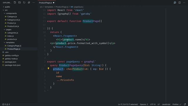 #8. Create individual product page | Create a Gatsby store with Commerce.js смотреть онлайн