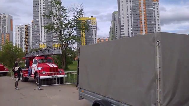 Праздник в парке Героев-Пожарных пожарная техника смотреть онлайн