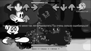 Friday Night Funkin' Evil BF Vs Corrupt Mickey Mouse Day 3 на русском (фан перевод)