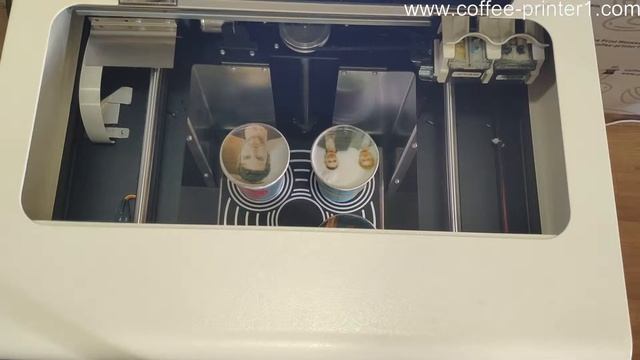 Нанесение фотографий на кофейную пенку ( Кофе Принтер Москва ) смотреть онлайн