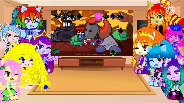 The 4 Rainbooms, Cozy Glow, Lemon, & The 4 Dazzlings react to Fnf Tabi vs Tricky! (So so awesome!?) смотреть онлайн