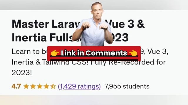 Master Laravel 9, Vue 3 & Inertia Fullstack 2023 смотреть онлайн