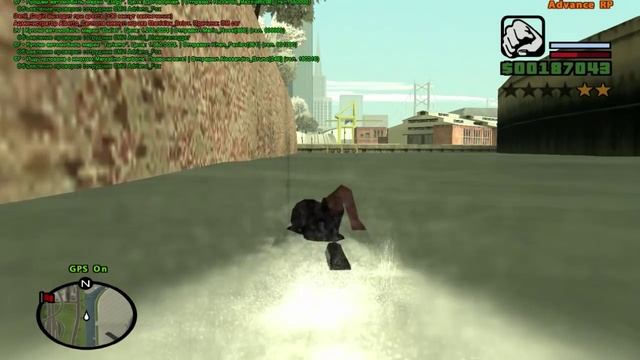 Паркур на мотоцикле! - GTA multiplayer ( ADVANCE RP ) #30 смотреть онлайн