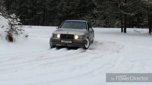 Мерседес W124 | Зима | Дрифт | смотреть онлайн