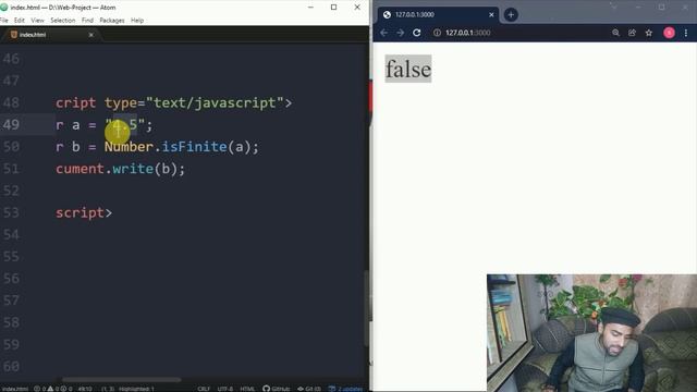 WEB DEVELOPMENT | ISFINITE AND ISINTEGER | CLASS 96 | JAVASCRIPT | SHAN DEVELOPERS смотреть онлайн