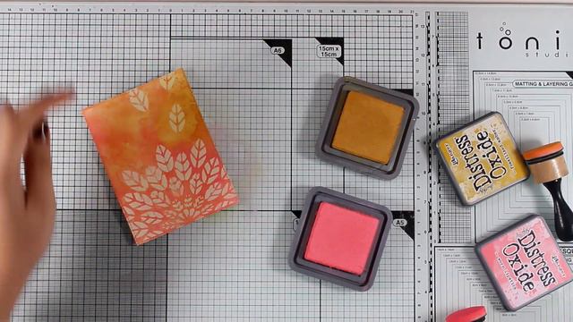 1 stencil - 5 cards | Using different mediums смотреть онлайн