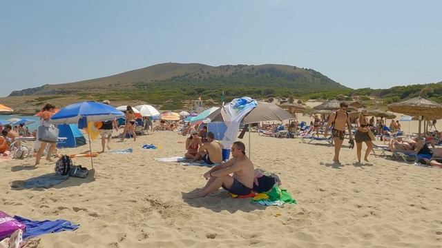 Walking tour Cala Mesquida | BEACH WALK | Mallorca (Majorca) | August 2021 | Spain | 4k смотреть онлайн