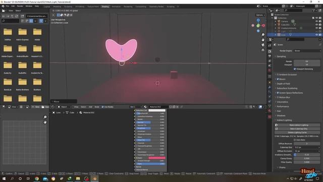Blender Tutorial : Mesh Light or Object as Light Source ( Eevee ) смотреть онлайн