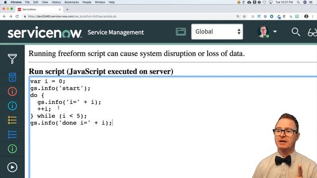 Learn JavaScript on the Now Platform: Lesson 17 - The do-while loop смотреть онлайн