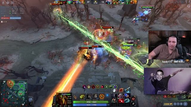 Впитал и не заметил! Bristleback 7.34 | Radikaifa