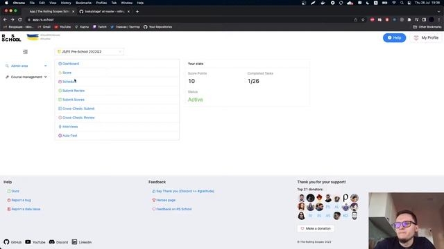 JS/FE Stage#0 2022Q2 Q&A Session смотреть онлайн
