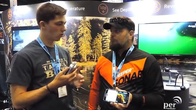Эхолот Deeper на выставке iCast. Функция картплоттера. смотреть онлайн