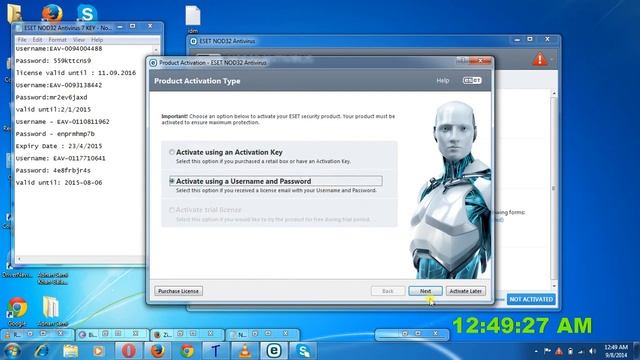 ESET NOD32 Antivirus 7 KEY 2016 100% Working 8 Sep 2014 смотреть онлайн