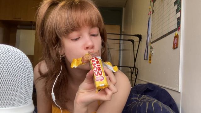 ASMR Trying Canadian Candy (eating sounds & tapping) смотреть онлайн