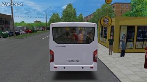 Дневной маршрут 280 по Новосибирску на ПАЗ 320405 "Вектор Некст" в omsi 2