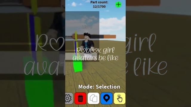 roblox girl avatars be like #roblox смотреть онлайн