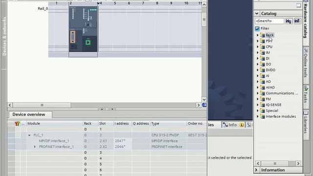 S7 300 PLC Hardware configuration смотреть онлайн