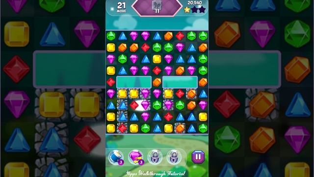Jewel Match King Quest Level 37 - Walkthrough смотреть онлайн