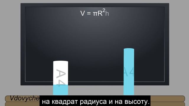 Объем какого цилиндра больше? смотреть онлайн