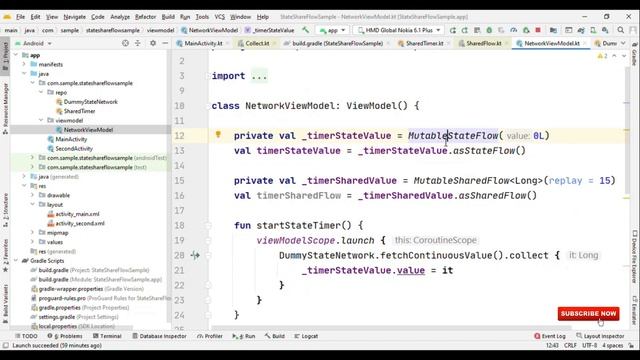 Kotlin StateFlow and SharedFlow смотреть онлайн