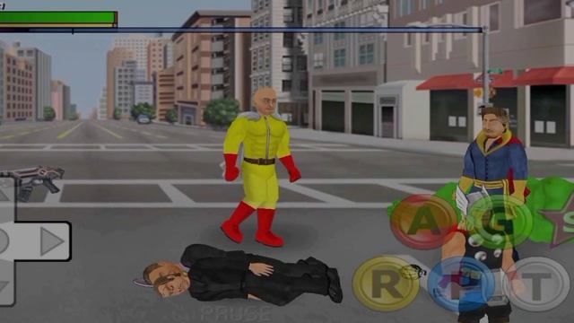 Saitama Solos Super City Easily