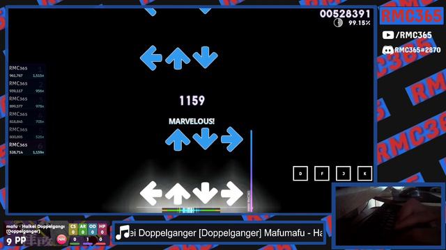 Mafumafu - Haikei Doppelganger [Doppelganger] 99.19% || osu!mania смотреть онлайн