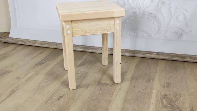 Табурет из массива сосны Solarius смотреть онлайн