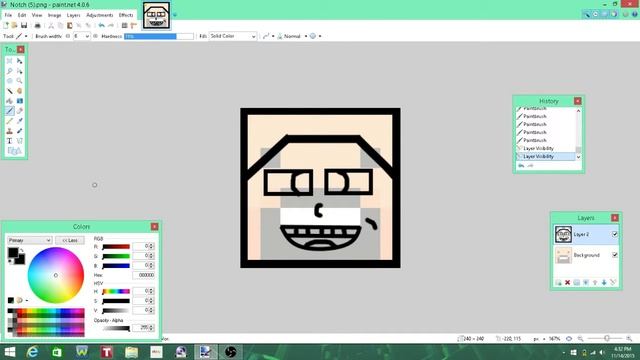 how to make a Minecraft avatar(paint.net). смотреть онлайн