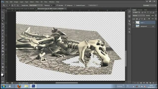 Speed art photoshop CS 6 - Jakarta After Life смотреть онлайн