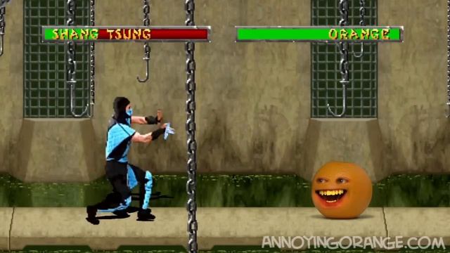 [Annoying Orange] Апельсин и Mortal Combat (Rus by Rissy) смотреть онлайн