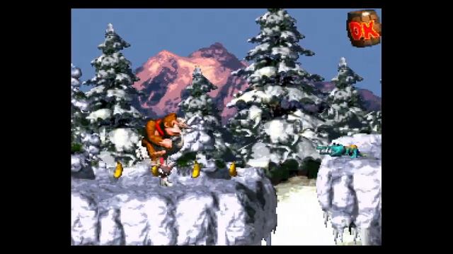 Donkey Kong Country Walkthrough 101% - World 4: Gorilla Glacier смотреть онлайн