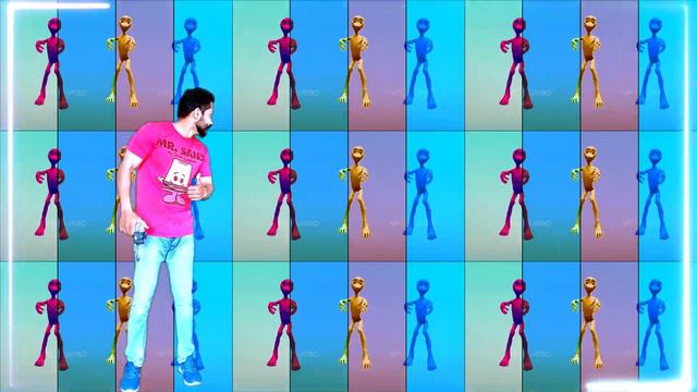 Alien dance VS Dame Tu Cosita VS Green Alien Funny Dance Video | vfxturbo #viral смотреть онлайн