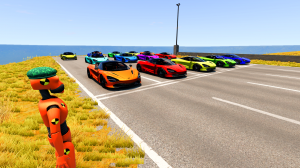 ЖЕСТКИЕ ГОНКИ - 18 МАШИН НА ПРЕДЕЛЕ СКОРОСТИ