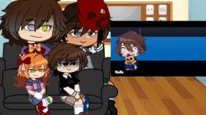 Aftons react to C.C Afton /My Au/