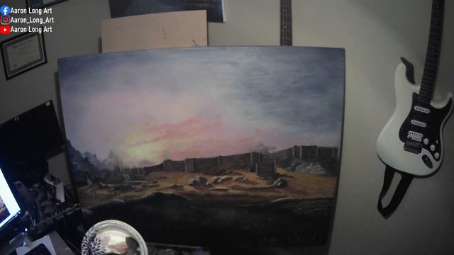 The Walls of Whiterun | Very Big 36x48 Skyrim Oil Painting! смотреть онлайн