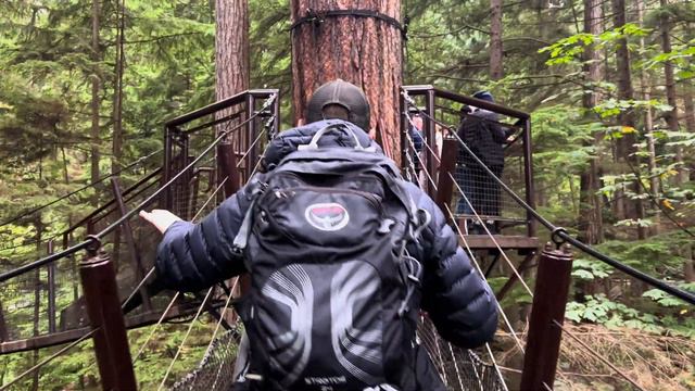 Vancouver Canada: Capilano Suspension Bridge Adventure | Things To Do смотреть онлайн