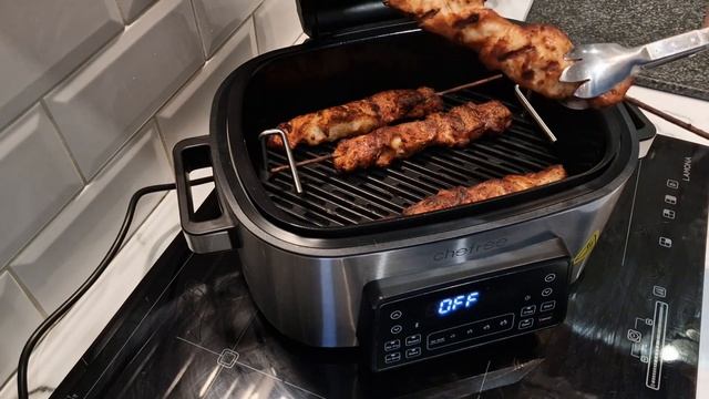 Can You BBQ INDOORS With This New AIR FRYER GRILL COMBO ??? || Chefree AFG01 || CHICKEN SKEWERS смотреть онлайн