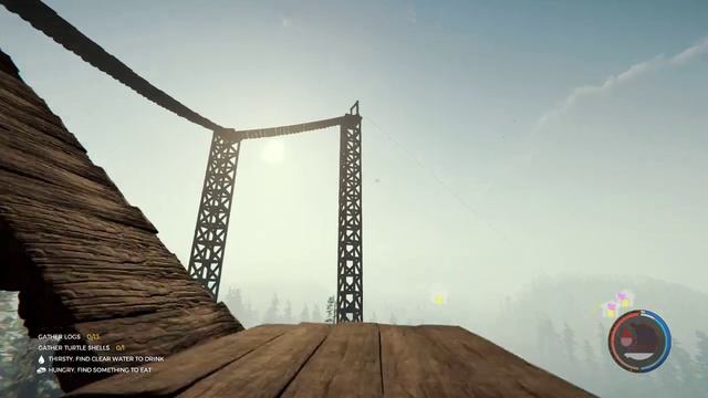 The Forest: crazy zip line смотреть онлайн