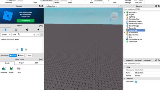 Roblox Studio tutorial: How make players spawn with items in your game смотреть онлайн
