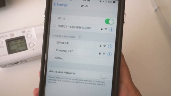 Sony X3000/AS300 Action Cam Wifi SSID & Password Recovery & iOS/iPhone Paring
