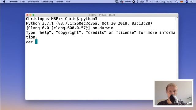 Unser erster Befehl - "Hello World" in Python ? | Tutorial für Anfängerinnen und Anfänger |(Deutsch смотреть онлайн