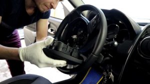 Как снять руль и подушку безопасности на Рено Дастера