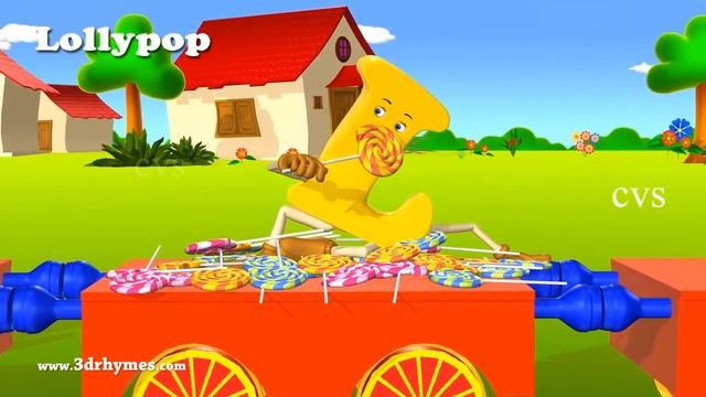 ABC Song | ABCD Alphabet Songs | ABC Songs for Children - 3D ABC Nursery Rhymes смотреть онлайн