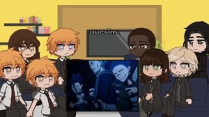 Magic and Mystery (M&M)  reacts to Dazai Osamu |1/2| (HP x BSD crossover) Fanfic au